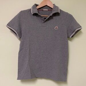 Moncler Charcoal Polo Shirt for Men